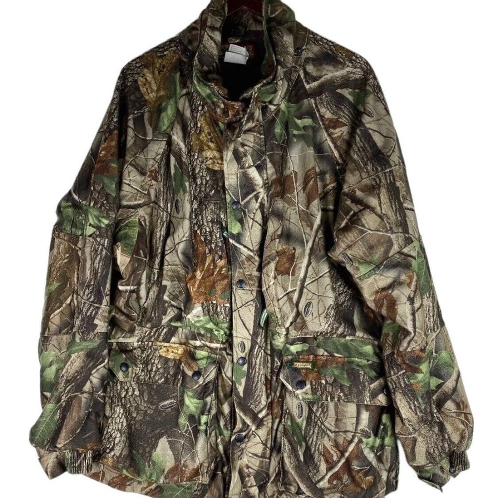 Remington Mossy Oak Jacket Coat Mens XL Camouflage Hunting Outdoors - Picture 2 of 5